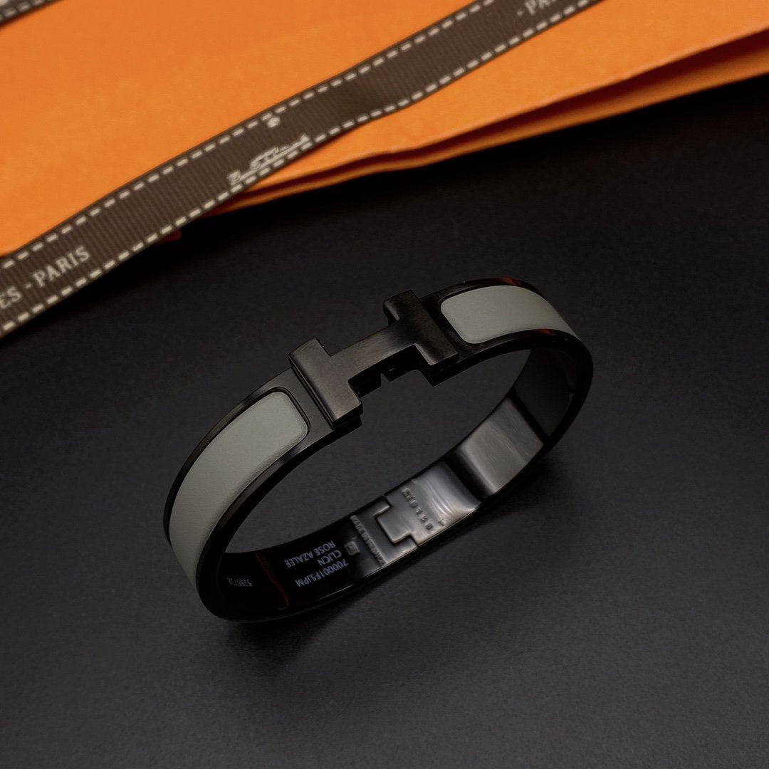 [Topon Jewelry]CLIC HM SO BLACK GREY BRACELET