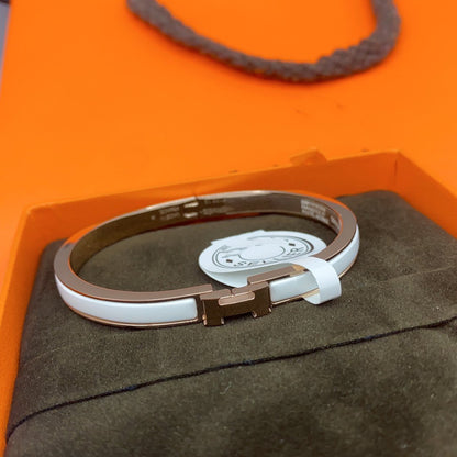 [Topon]CLASSIC HM CLIC WHITE 8MM ENAMEL BRACELET