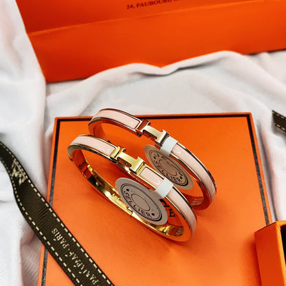 [Topon]CLASSIC HM CLIC  PINK 8MM ENAMEL BRACELET