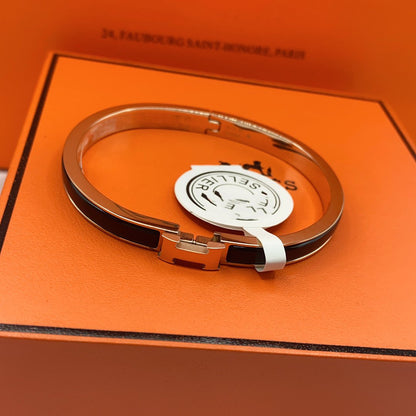 [Topon]CLASSIC HM CLIC BLACK 8MM ENAMEL BRACELET