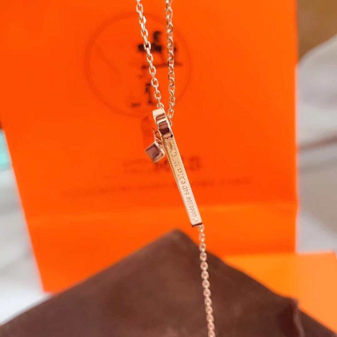 [Topon Jewelry]HM NECKLACE PLATINUM ROSE GOLD DIAMOND