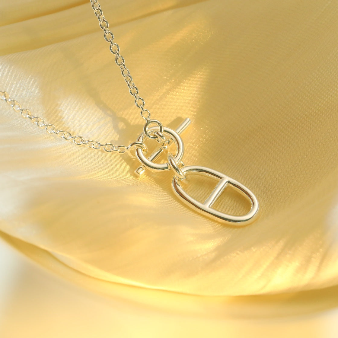 [Topon Jewelry]HM CHAINE D'ANCRE PENDANT NECKLACE STERLING SILVER