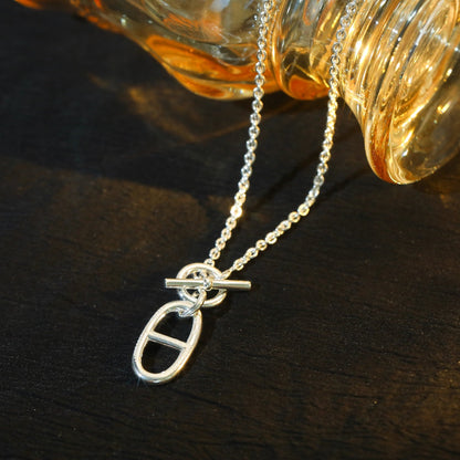 [Topon Jewelry]HM CHAINE D'ANCRE PENDANT NECKLACE STERLING SILVER