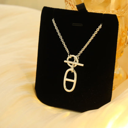 [Topon Jewelry]HM CHAINE D'ANCRE PENDANT NECKLACE STERLING SILVER