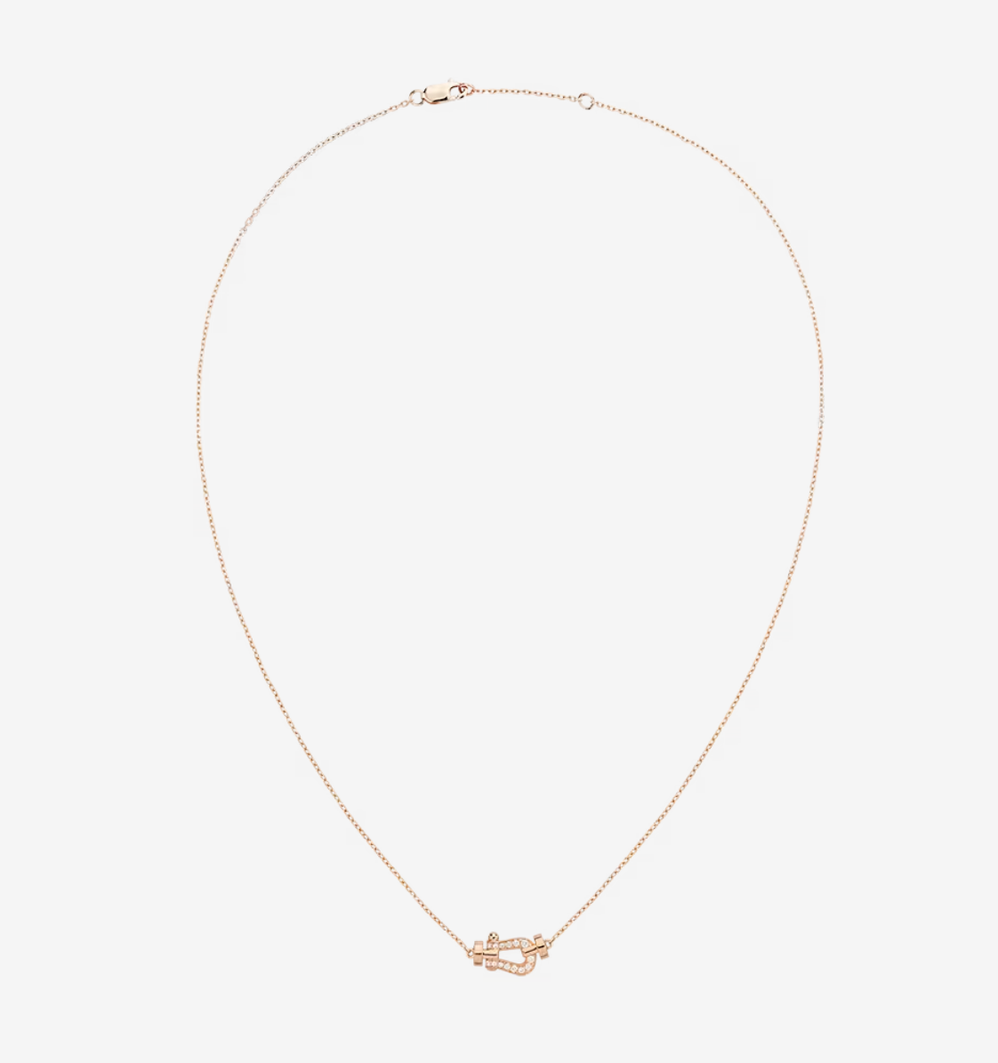 [Topon Jewelry]FORCE 10 DIAMOND PINK GOLD NECKLACE MINI MODEL