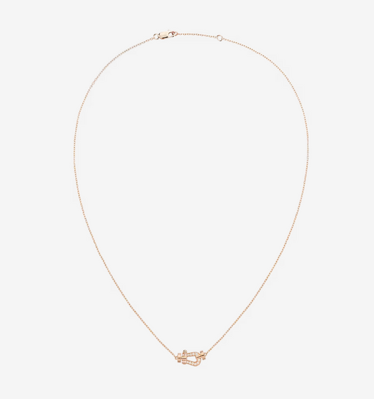 [Topon Jewelry]FORCE 10 DIAMOND PINK GOLD NECKLACE MINI MODEL