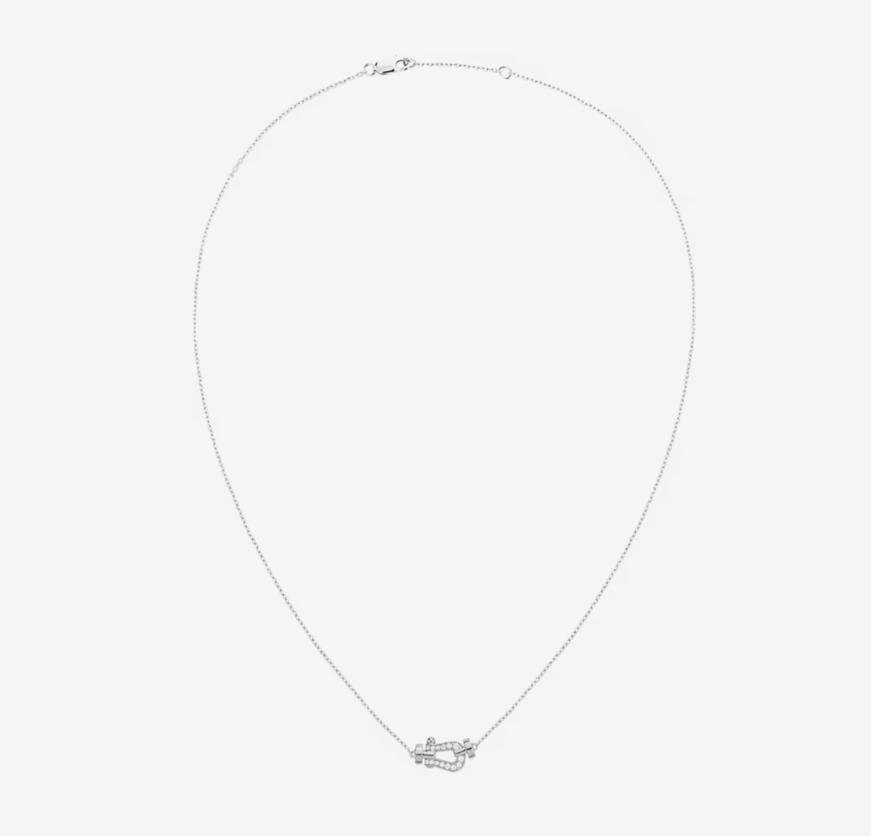 [Topon Jewelry]FORCE 10 DIAMOND SILVER NECKLACE MINI MODEL