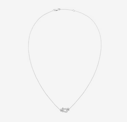 [Topon Jewelry]FORCE 10 DIAMOND SILVER NECKLACE MINI MODEL