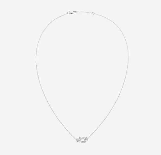 [Topon Jewelry]FORCE 10 DIAMOND SILVER NECKLACE MINI MODEL