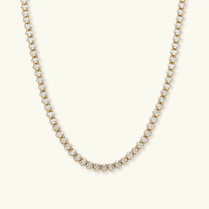 [Topon]Wisteria Diamond Tennis Necklace