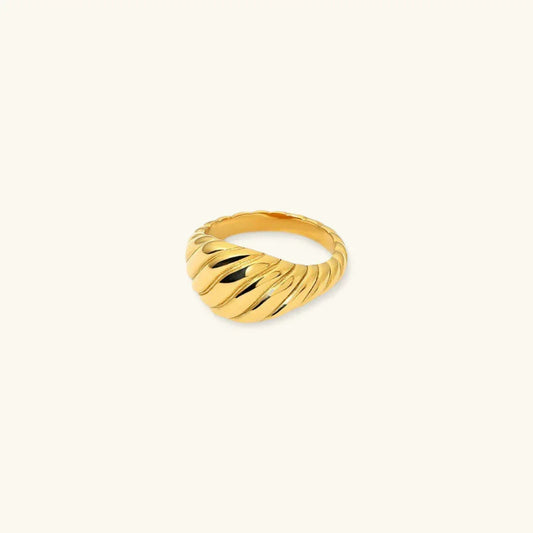 [Topon]Ylenna Gold Croissant Ring