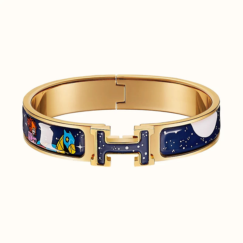 [Topon]H STAR AND MOON BRACELET 12MM