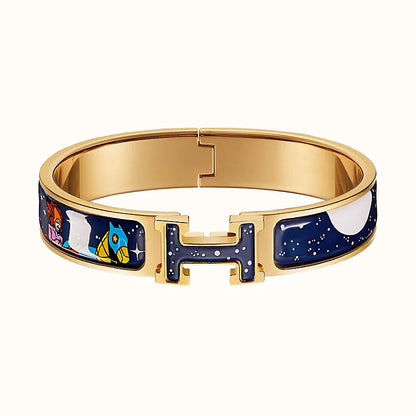 [Topon]H STAR AND MOON BRACELET 12MM