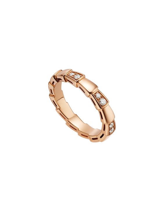 [Topon Jewelry]SERPENTI RING PINK GOLD  3MM