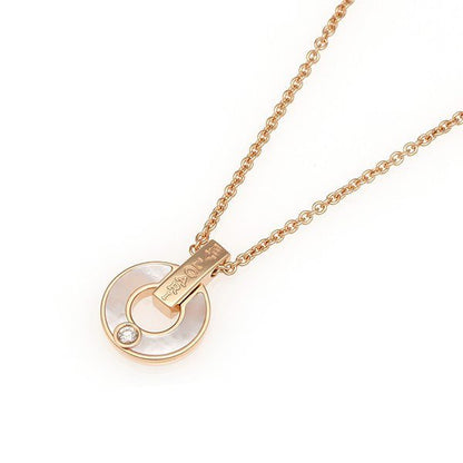 [Topon Jewelry]GARI NECKLACE PINK GOLD MOP