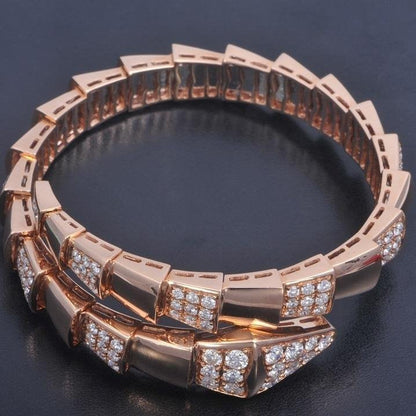 [Topon Jewelry]SERPENTI BRACELET PINK GOLD DIAMOND