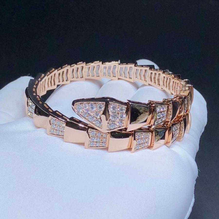 [Topon Jewelry]SERPENTI BRACELET PINK GOLD DIAMOND