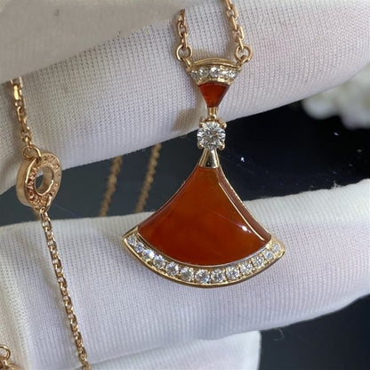 [Topon Jewelry]DREAM NECKLACE CARNELIAN DIAMOND