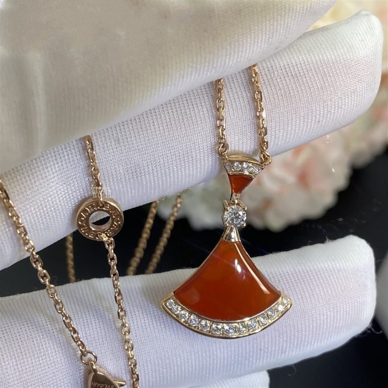 [Topon Jewelry]DREAM NECKLACE CARNELIAN DIAMOND