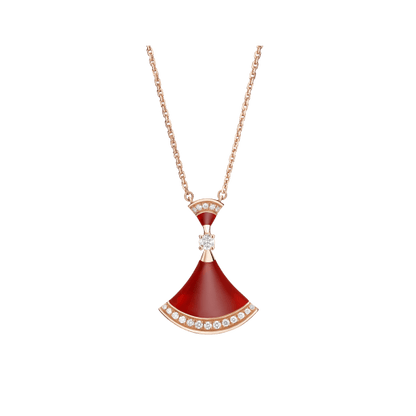 [Topon Jewelry]DREAM NECKLACE CARNELIAN DIAMOND