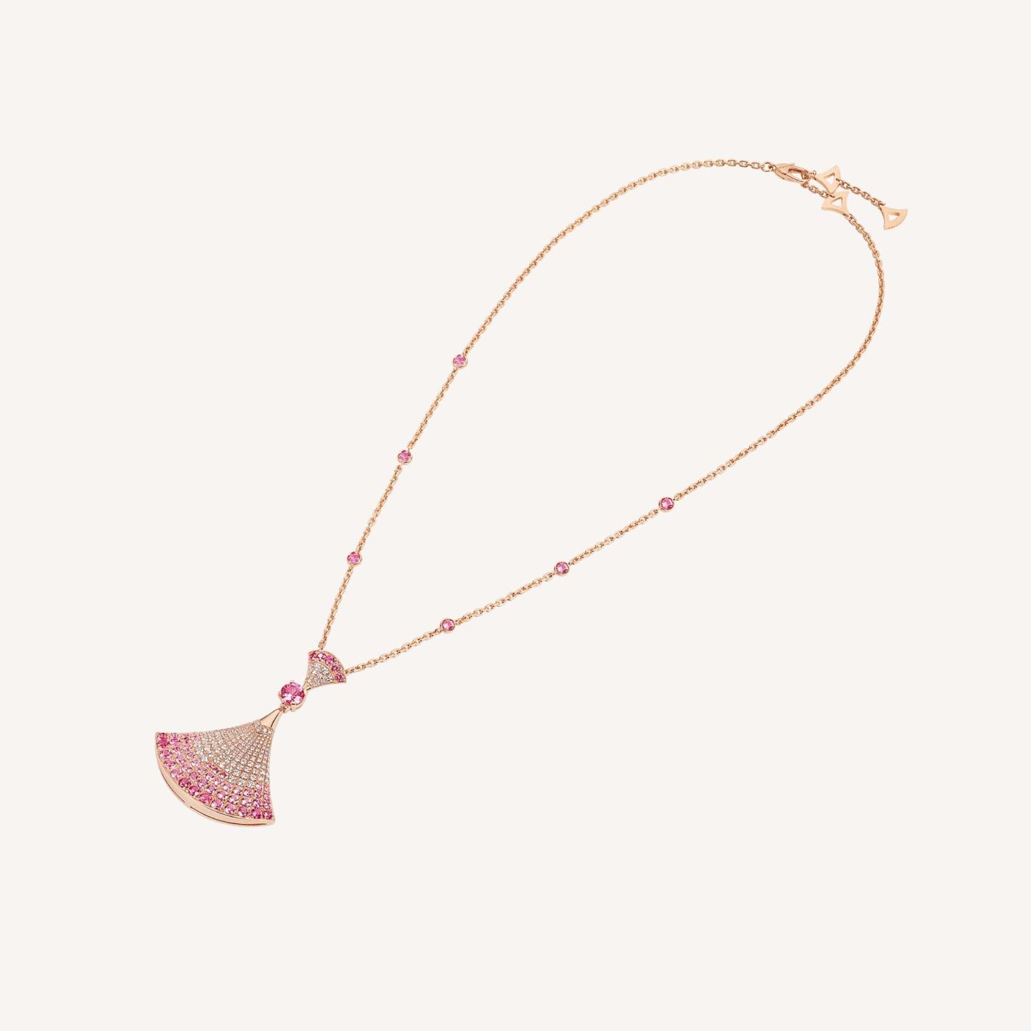 [Topon Jewelry]DREAM NECKLACK DIAMOND PINK GOLD