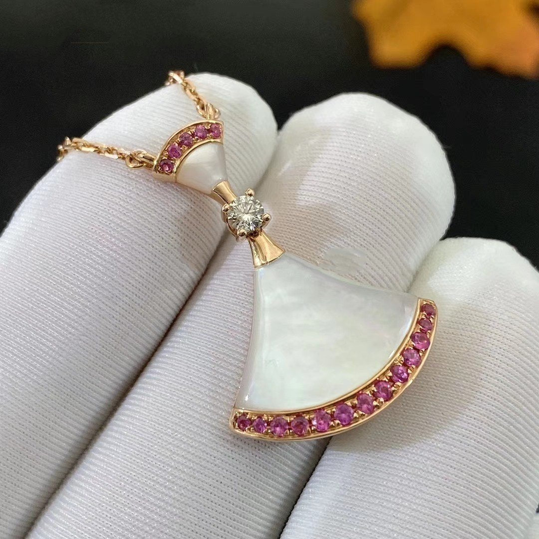 [Topon Jewelry]DREAM NECKLACE MOP PINK DIAMOND