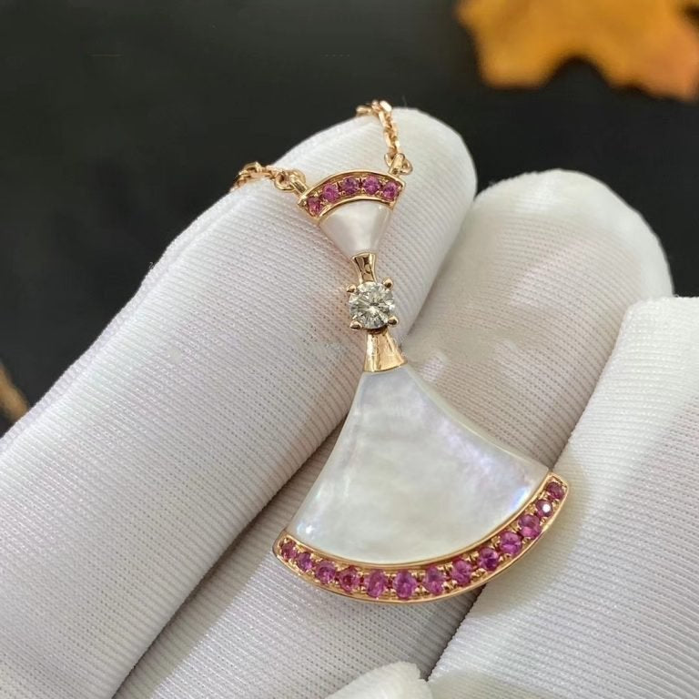 [Topon Jewelry]DREAM NECKLACE MOP PINK DIAMOND