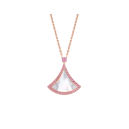 [Topon Jewelry]DREAM NECKLACE MOP DIAMOND PINK