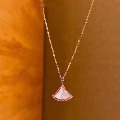 [Topon Jewelry]DREAM NECKLACE MOP DIAMOND PINK