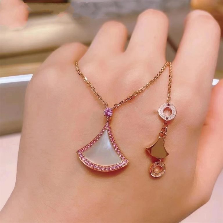 [Topon Jewelry]DREAM NECKLACE MOP DIAMOND PINK