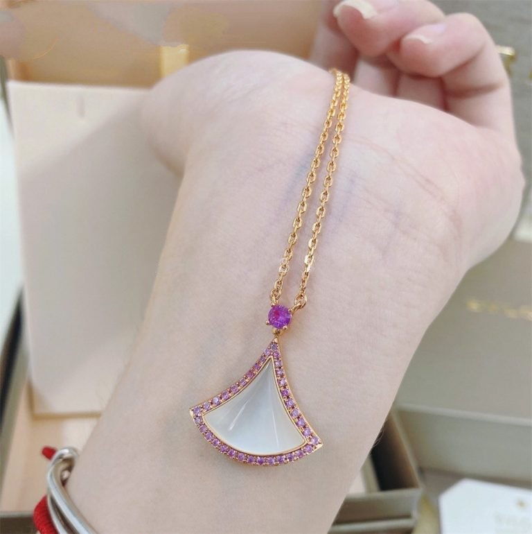 [Topon Jewelry]DREAM NECKLACE MOP DIAMOND PINK