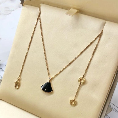 [Topon Jewelry]DREAM NECKLACE ONYX 1 DIAMOND