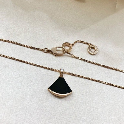 [Topon Jewelry]DREAM NECKLACE ONYX 1 DIAMOND