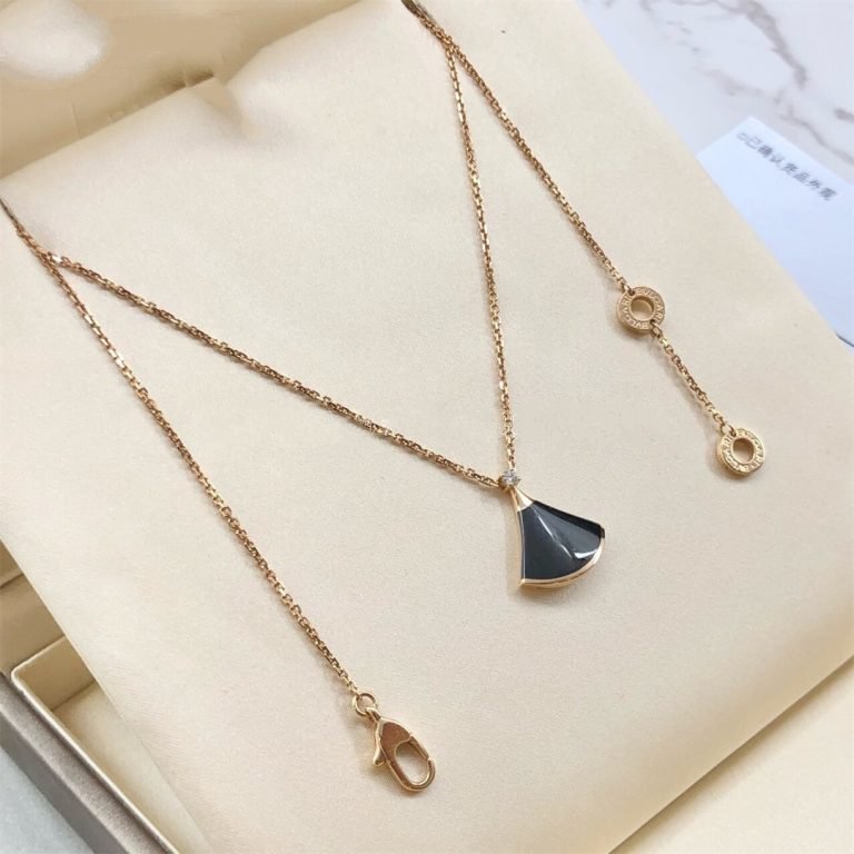 [Topon Jewelry]DREAM NECKLACE ONYX 1 DIAMOND