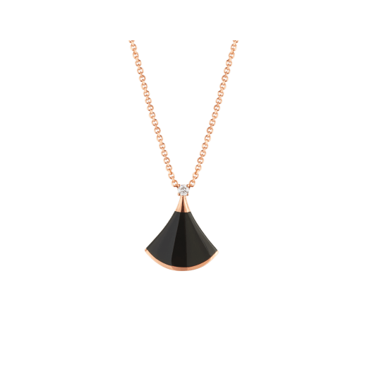 [Topon Jewelry]DREAM NECKLACE ONYX 1 DIAMOND