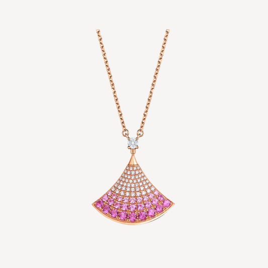 [Topon Jewelry]DREAM NECKLACE PINK GOLD PINK DIAMOND