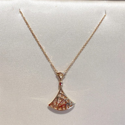 [Topon Jewelry]DREAM NECKLACE PINK GOLD FULL DIAMOND