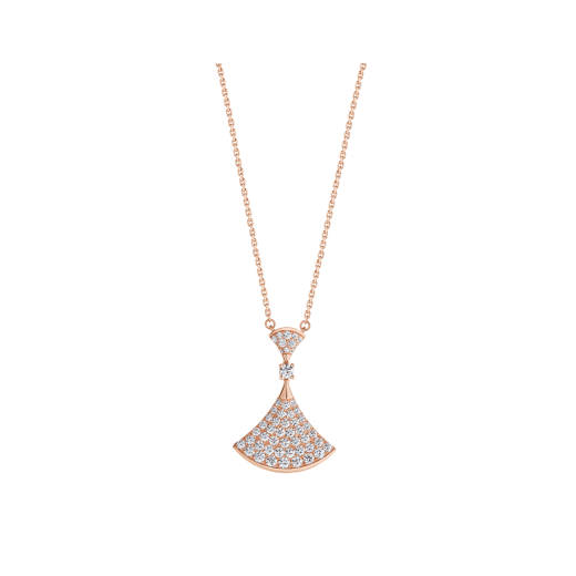 [Topon Jewelry]DREAM NECKLACE PINK GOLD FULL DIAMOND