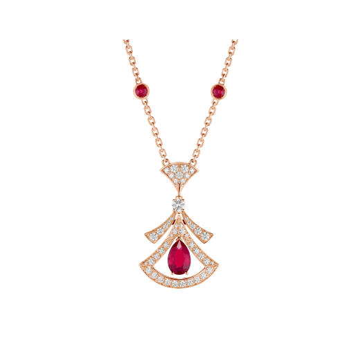 [Topon Jewelry]DREAM NECKLACE CARNELIAN DIAMOND PINK GOLD