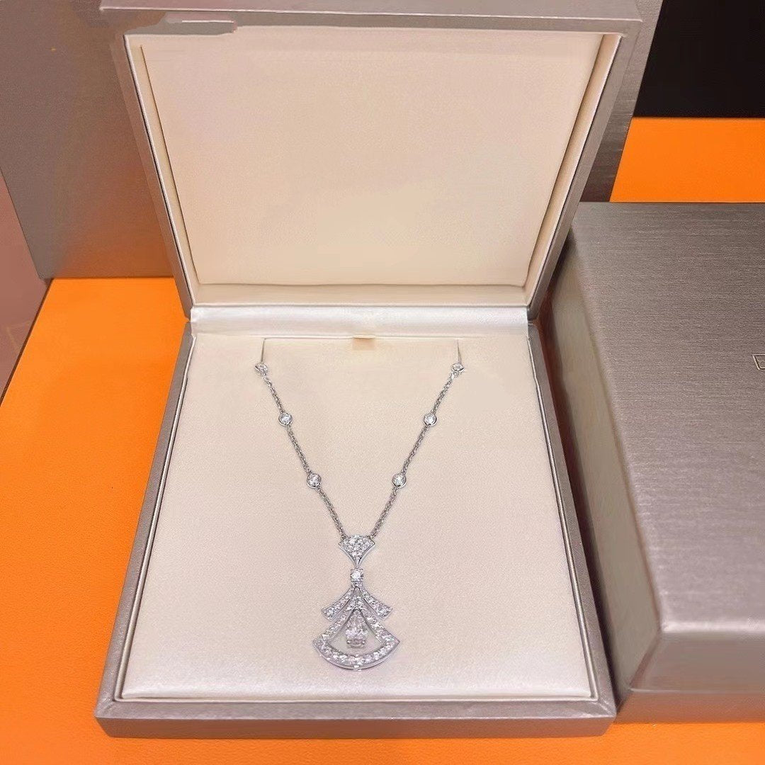 [Topon Jewelry]DREAM NECKLACE WHITE DIAMOND SILVER