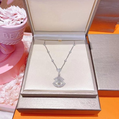 [Topon Jewelry]DREAM NECKLACE WHITE DIAMOND SILVER