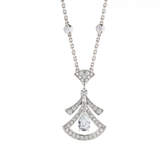 [Topon Jewelry]DREAM NECKLACE WHITE DIAMOND SILVER