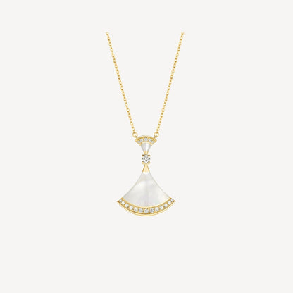 [Topon Jewelry]DREAM NECKLACE MOP GOLD DIAMOND