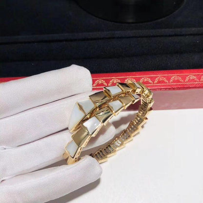 [Topon Jewelry]SERPENTI BRACELET MOP GOLD