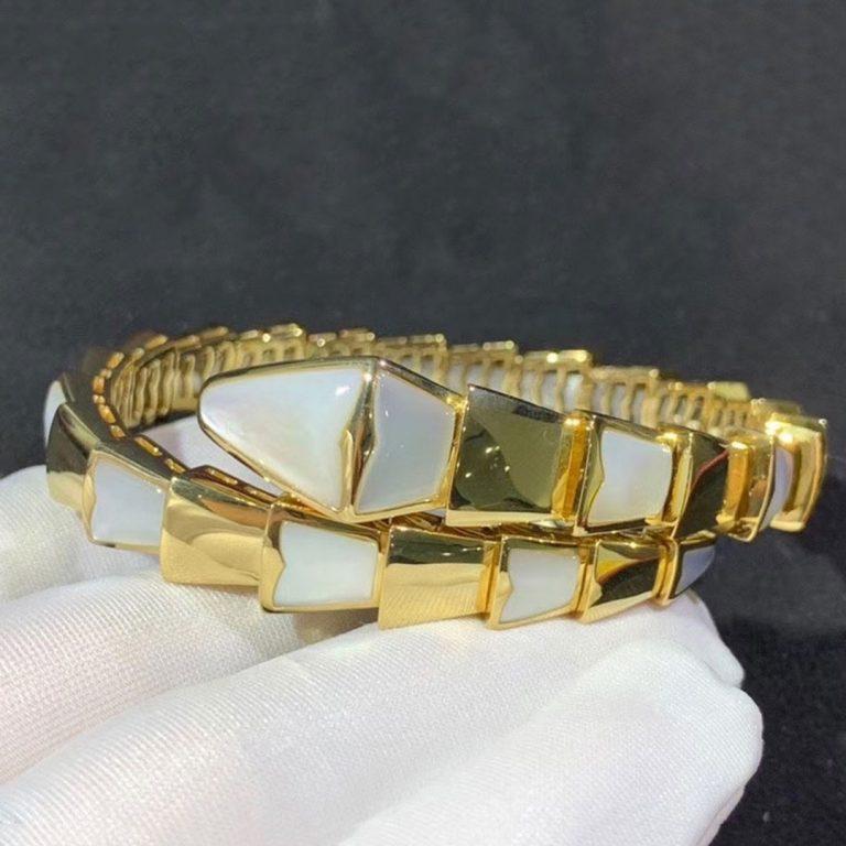 [Topon Jewelry]SERPENTI BRACELET MOP GOLD