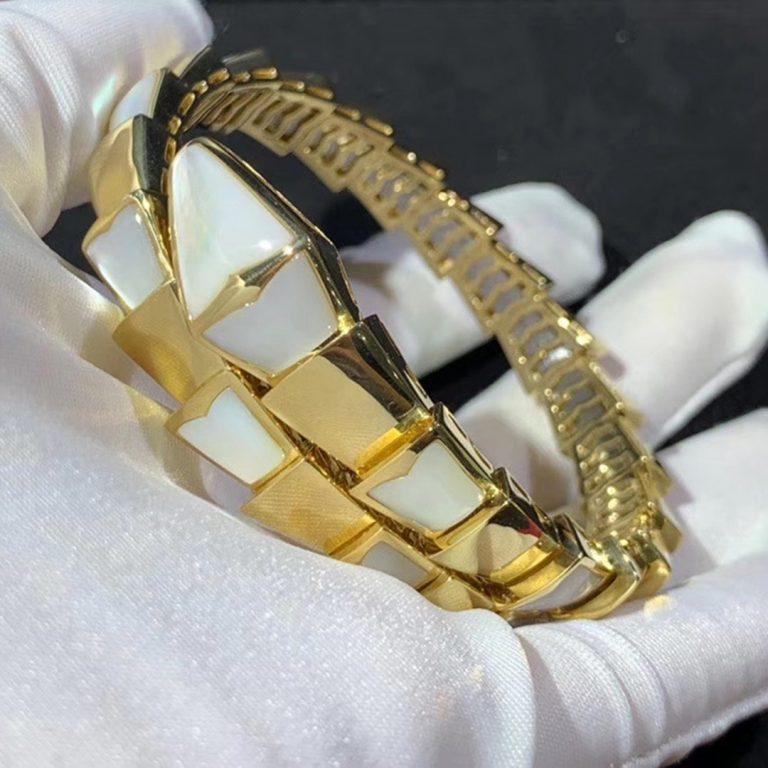 [Topon Jewelry]SERPENTI BRACELET MOP GOLD