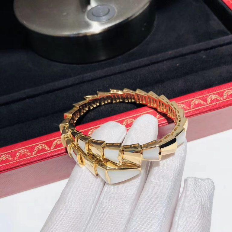 [Topon Jewelry]SERPENTI BRACELET MOP GOLD