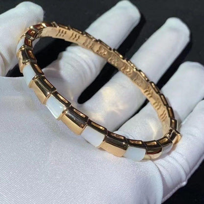 [Topon Jewelry]SERPENTI BRACELET PINK GOLD MOP