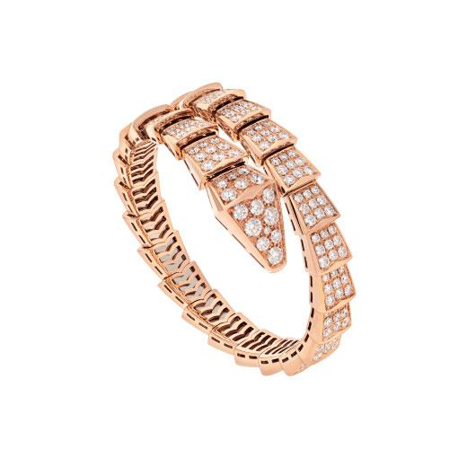 [Topon Jewelry]SERPENTI BRACELET 8MM PINK GOLD DIAMOND