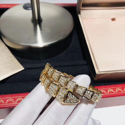 [Topon Jewelry]SERPENTI BRACELET 8MM GOLD DIAMOND